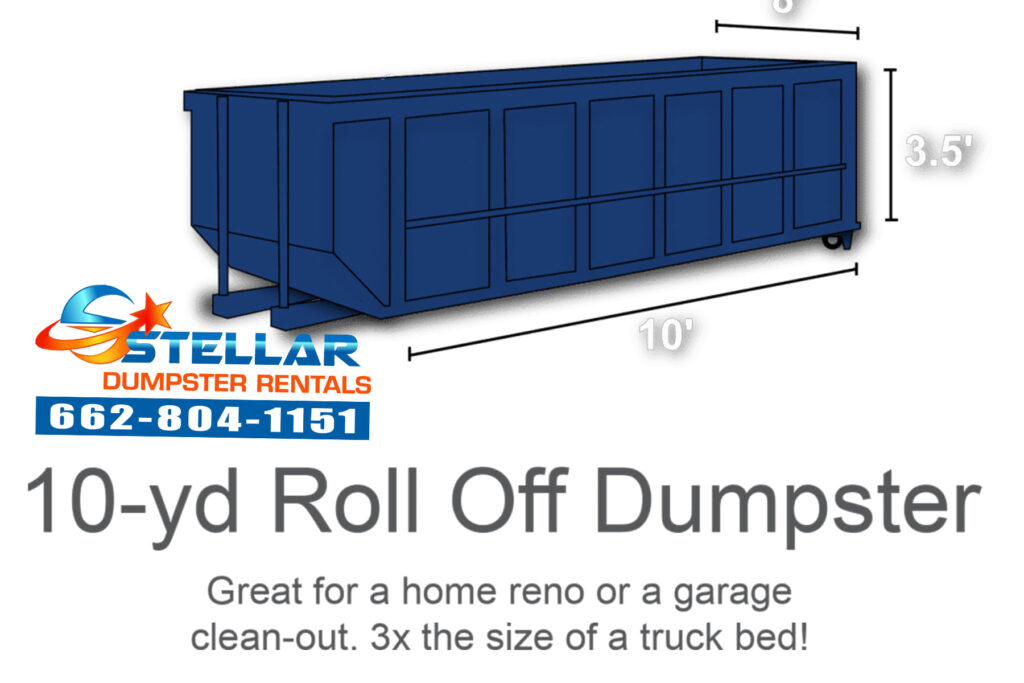 roll off dumpster rental in Northern Mississippi